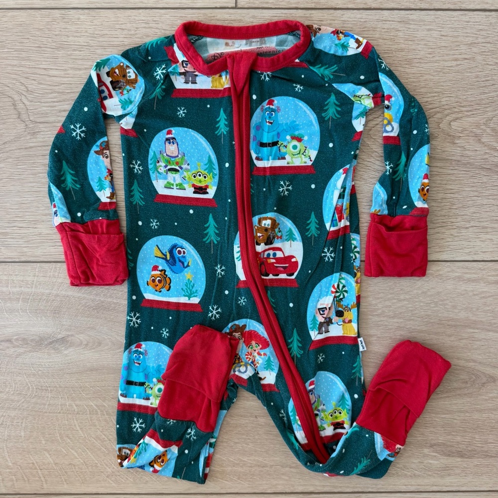 Little Sleepies A Very Pixar Christmas Zippy, 3-6m